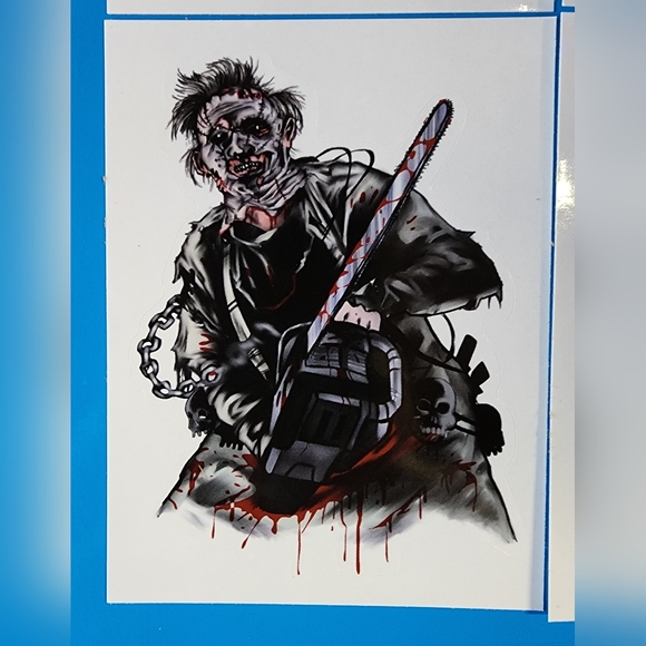 Set of 12 Terror Stickers, Series 1, Vending Machine Stickers, Horror Movie - Picture 2 of 6